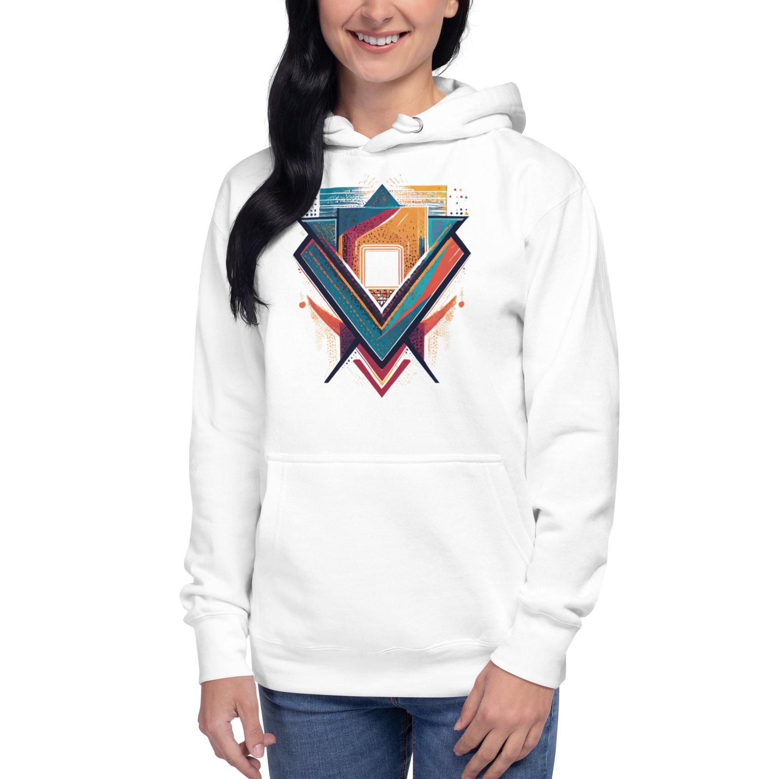 Energetic V Unisex Hoodie - Image 5