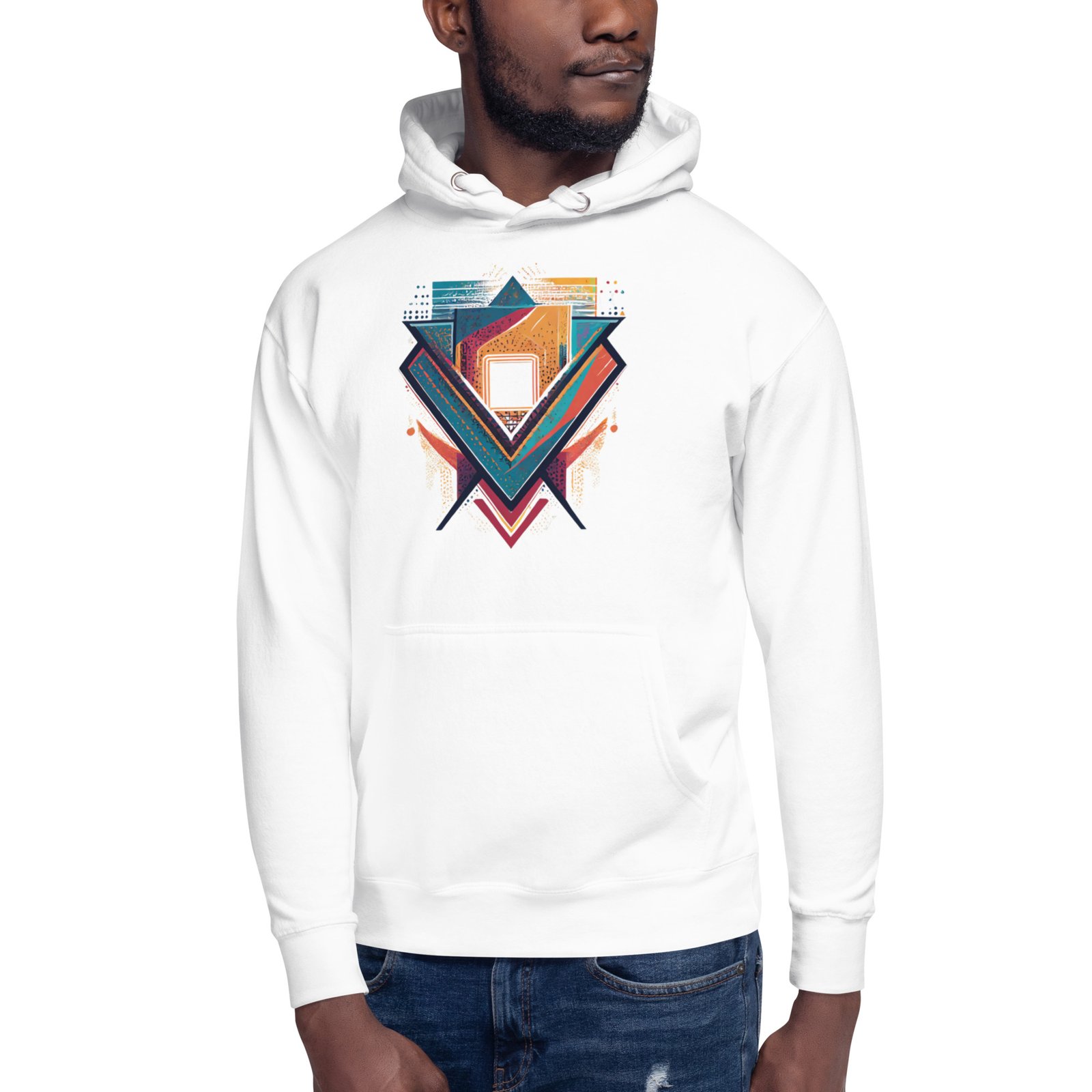 Energetic V Unisex Hoodie - Image 6