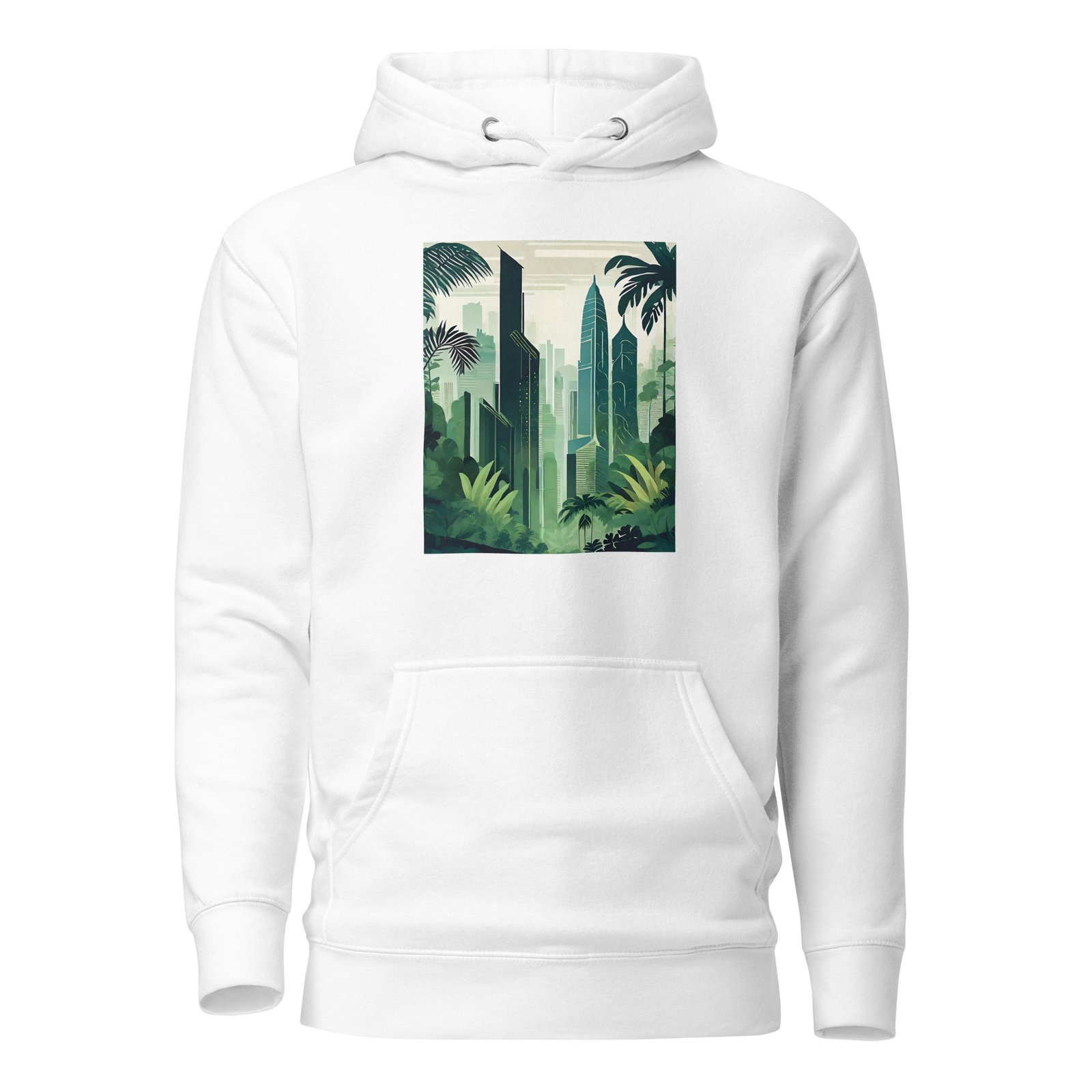 Unisex Hoodie Skyscraper - Image 3