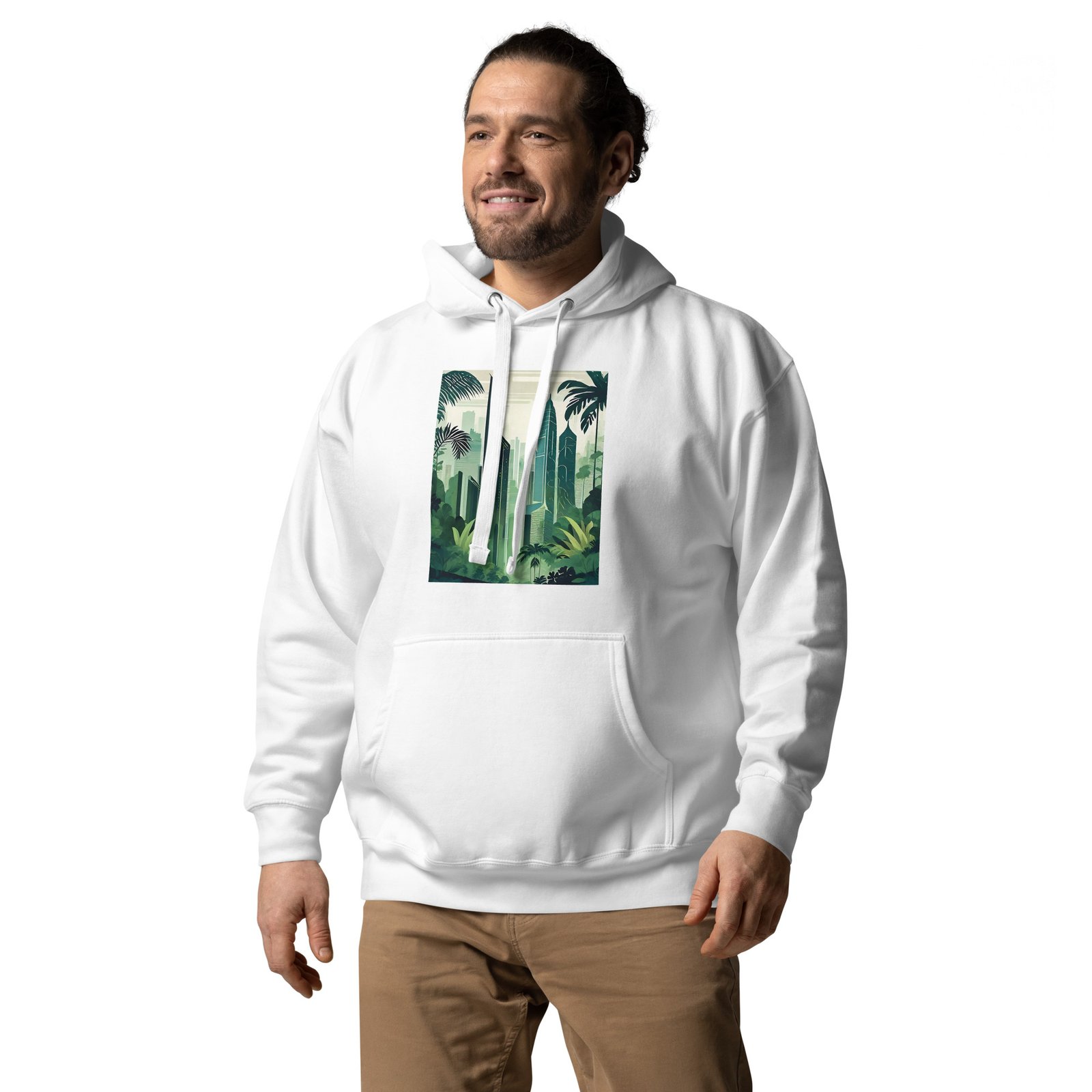 Unisex Hoodie Skyscraper - Image 2